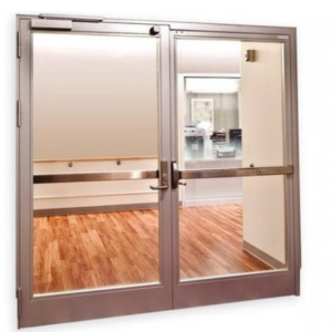 fully glazed fire door ew120 e120 single and double leaf