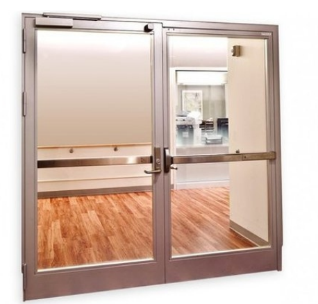 fully glazed fire door ew120 e120 single and double leaf