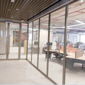 fully glazed fire door e120 partially insulated glass door