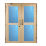 glazed fire door fire rated glass door for commercial use