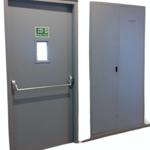 metal fire door for industrial and commercial use