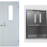 steel fire door for industrial and commercial buildings
