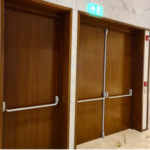 wooden fire door for residential and commercial use