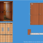 fire rated acoustic door for sound and fire protection protection